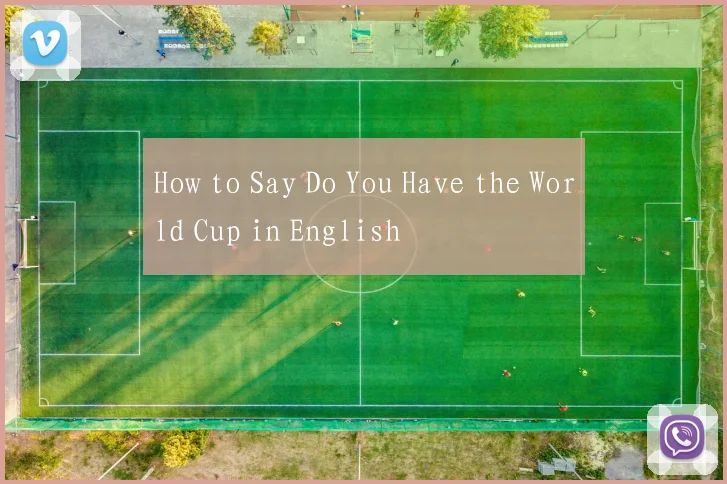 How to Say Do You Have the World Cup in English